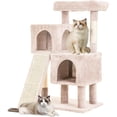 thumbnail image 1 of FDW Cat Tree for Indoor Cats 36" Cat Tower Multi-Level Indoor Cat Play Condo House with Scratching Posts, Spacious Perch,Beige, 1 of 7