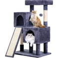 thumbnail image 1 of FDW Cat Tree for Indoor Cats 36" Cat Tower Multi-Level Indoor Cat Play Condo House with Scratching Posts, Spacious Perch,Dark Grey, 1 of 8