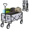 thumbnail image 1 of FDW Foldable Beach Wagon, Gray, 26.46 lb, 1 of 7