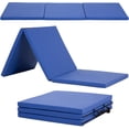 thumbnail image 1 of FDW Gymnastics Mat Gym Mat Tumbling Mat 6 Ft. Lightweight Folding Gymnastic Three Fold Tumbling Pad Gym Equipment Fitness Mat Yoga Exercise Home Gym Mats Stretching Yoga Mat, 1 of 7