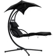 thumbnail image 1 of PayLessHere Hammock Chair w/Built-in Pillow and Removable Swing Lounge Chair,Black, 1 of 7