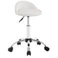 thumbnail image 1 of FDW Height Adjustable Rolling Swivel Stool Chair with Back Rest Salon Office Massage Spa Tattoo Stool(White), 1 of 7