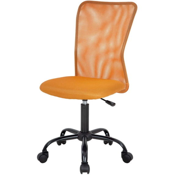 FDW Ergonomic Office Chair, Lumbar Support, Rolling Swivel for Women(Orange)