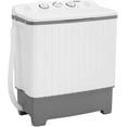 thumbnail image 1 of PayLessHere Twin Tub Washing Machine,Wash (10lbs) and Spin Combo(7lbs)(White & Grey), 1 of 7
