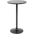 thumbnail image 1 of FDW Bistro Pub Table 40 Inch Height Cocktail Table Round Bistro Bar Table for Home and Kitchen Dining,Black, 1 of 7