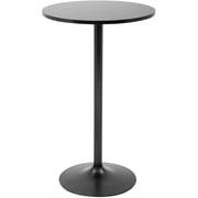 FDW Bistro Pub Table 40 Inch Height Cocktail Table Round Bistro Bar Table for Home and Kitchen Dining,Black