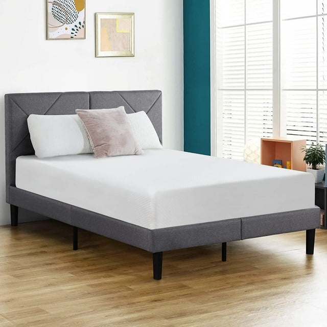 FDW Queen 12 inch Cooling Gel Memory Foam Mattress, Medium Firm