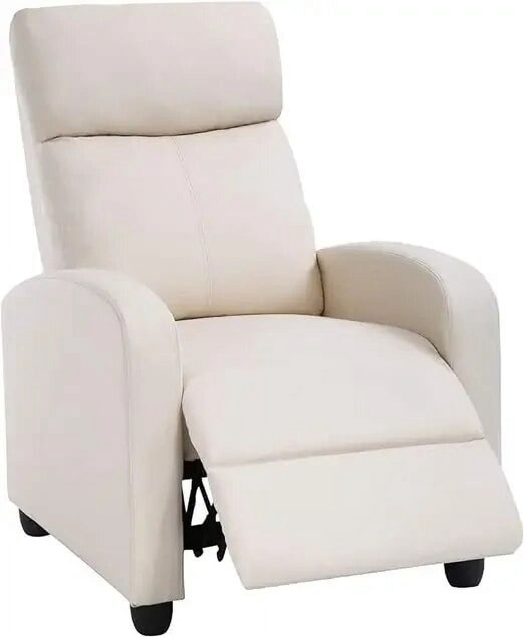 FDW Recliner Chair for Living Room Home Theater Seating Single