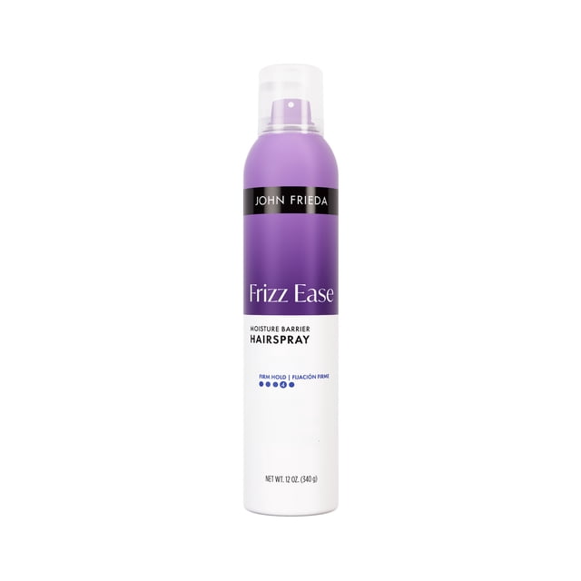 John Frieda Frizz Ease Moisture Barrier Firm Hold Hairspray, Anti Frizz Hair Spray, 12 oz