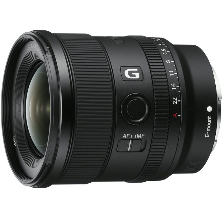 Sony FE 20mm F1.8 G Ultra Wide Angle G Lens for Full Frame