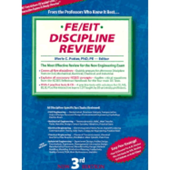 Pre-Owned FE/EIT Discipline Review: The blue book (Paperback) by Dr. Merle Potter