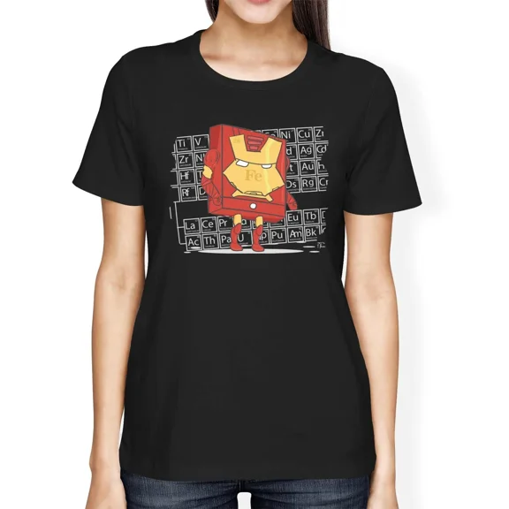 FE Iron Element Science Hero Clever Chemistry Nerd Humor Unisex T-Shirt up to size 5XL