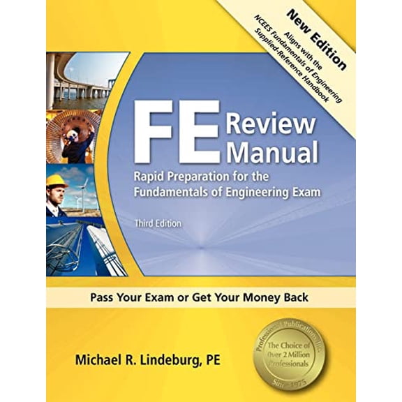 Pre-Owned PPI FE Review Manual: Rapid Preparation for the Fundamentals of Engineering Exam, 3rd Edition – A Comprehensive Preparation Guide for the FE Exam (Paperback)