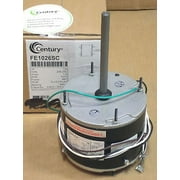 FE1026SC Century Air Conditioner Strap Condenser Fan Motor Enclosed TENV 1/4 HP 230 Volts 2.8"H