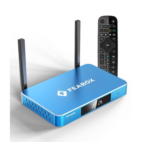 FEABOX F1MAX Plug & Play 4K TV Streaming Box, Home Media Player with ...
