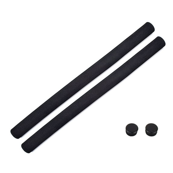 FEAMOS 1 Pair Bicycles Handlebar Grip Soft Sponge Cover Bike Handle Grip Cover Cycling Handle Grips With End Plug