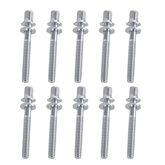 FEAMOS 10PCS Drum Set Screws Metal Drum Screw Essential Metal Instrument Replacement Part for Percussion Musical Instruments