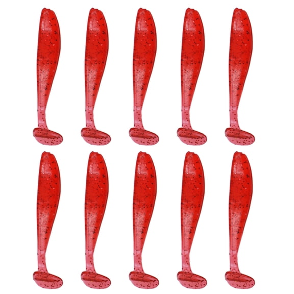 FEAMOS 10Pcs Soft Lures Baits Artificial Swimbaits Small Fishes Tail Swimbaits Lures Soft Baits Fishing Lures
