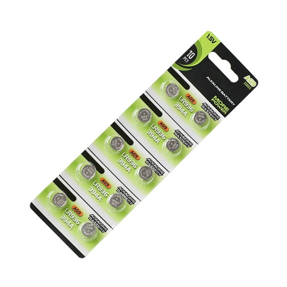 FEAMOS 10pcs/20pcs Alkaline Button Cell Batteries 1.55V Coin Cell Batteries for Watches Calculators AG7/LR57 AG8/LR55 AG9/LR45