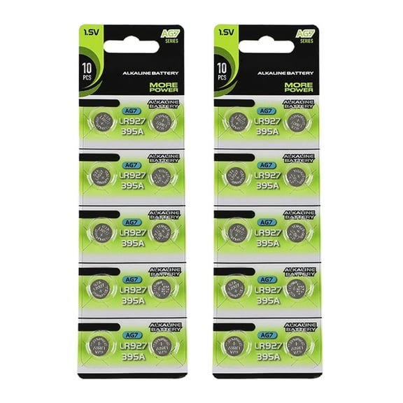 FEAMOS 10pcs/20pcs Alkaline Button Cell Batteries 1.55V Coin Cell Batteries for Watches Calculators AG7/LR57 AG8/LR55 AG9/LR45