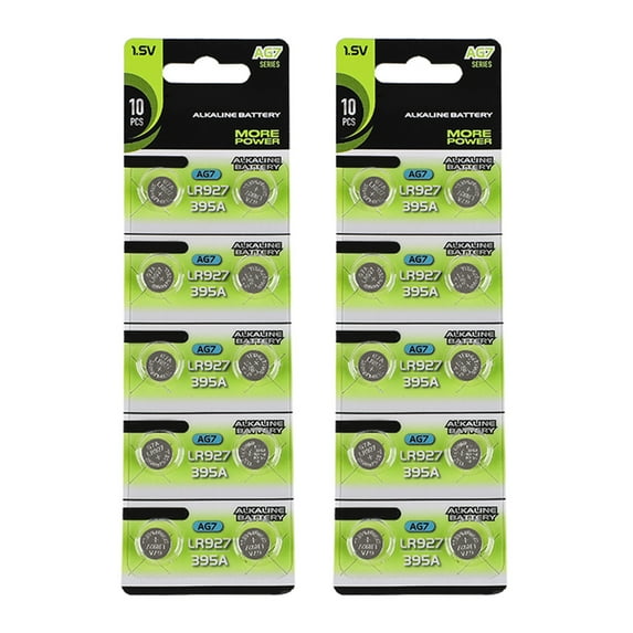 FEAMOS 10pcs/20pcs Alkaline Button Cell Batteries 1.55V Coin Cell Batteries for Watches Calculators AG7/LR57 AG8/LR55 AG9/LR45