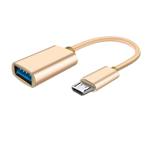 FEAMOS 12cm USB to USB 5Pin/Type C Cable On The Go Adapter Cord for Tablets Phones with 480Mbps Fast Speed Data Transmission