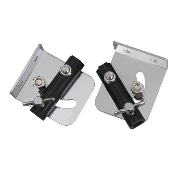FEAMOS 2Pcs Snare Drum Strap Mounting Rack with Screws Metal for Professional Hardware Accessory Repair