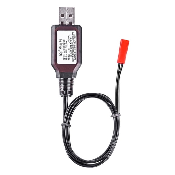FEAMOS 2Pin Plug Battery Charging Wire 7.2V Charging Cable Cord for Electric Toy Robot Remote Controlled Car 50cm