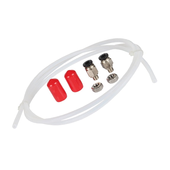 FEAMOS 3D Printer Filaments Dry Box Tubing Part With Smooth 2.5x4mm Feed Tube and Plugs 2.5x4mm 100CM