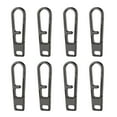thumbnail image 1 of FEAMOS 8Pcs Metal Alloy Zippers Puller Headers Spring Keychains Hanging Buckles Detachable Zippers Pull Tab Small Tool, 1 of 8