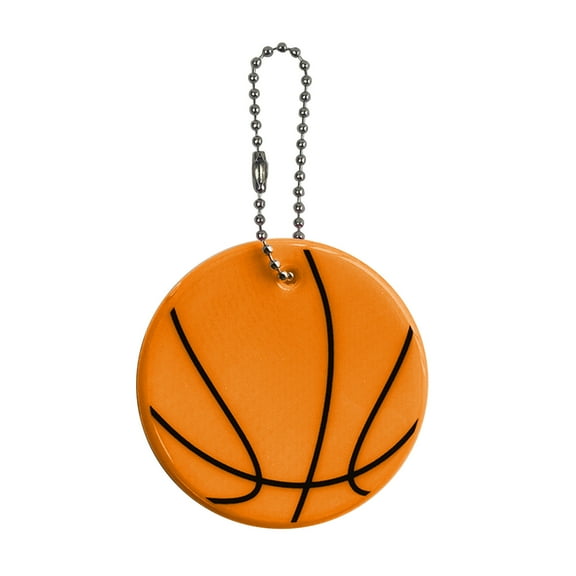 FEAMOS Basketball Reflective Keychain High Visibility Backpack Reflectors Reflective Gear Backpack for Kids