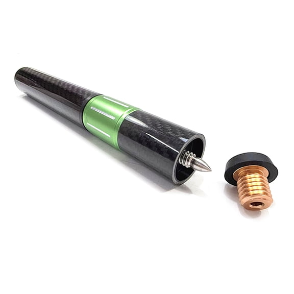 FEAMOS Billiard Pool Cue Extender Carbon Fibers Cue Butt End Extension Cue Extension Billiard Light Weight Cue Extension Stick