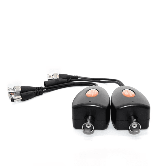 FEAMOS Coaxial Transmission Video Power 2 in 1 BNC Transmitters Signals Systems CCTV Camera 400M