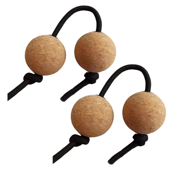 FEAMOS Cork Sandball Aslatua African Shaker Rattles Rhythm Percussion Fingertip Ball Instrument Sandball Rhythm Instrumen
