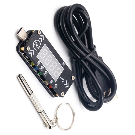 FEAMOS Digital Display Voltages Current Meter Type C Fast Charging Triggering Decoy Detection Tester Full Protocols PD2.0