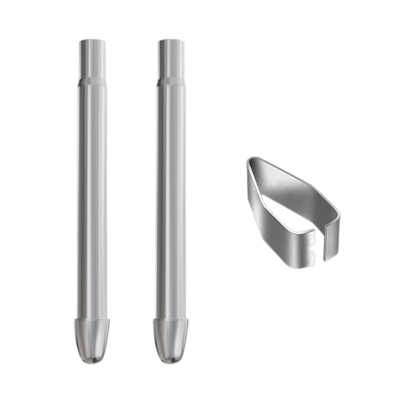 FEAMOS Durability Metal Capacitive Pen Tips for Pro7 6 5 4 Laptop, High Precise Capacitive Nibs Replacement,with Metal Clip