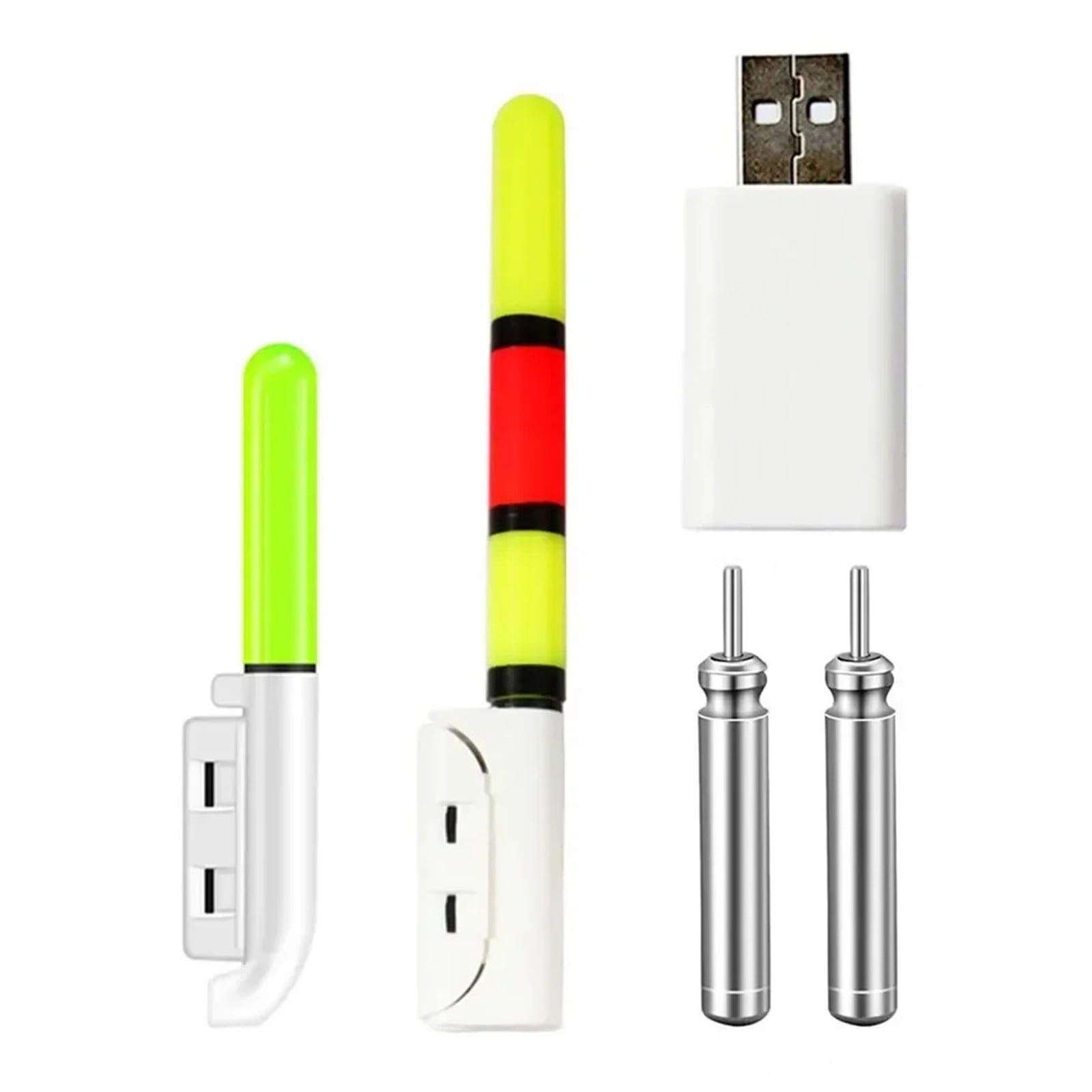 Rechargeable LED Fishing Glow Stick Set – Night Fishing Pole Tip