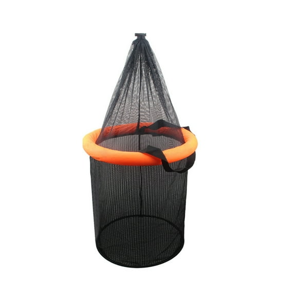 FEAMOS Floating Fishing Baits Basket Live Fish Net Cage Portable Meshes Landing Bucket Storage Bag Fish Keeper Easy To Use