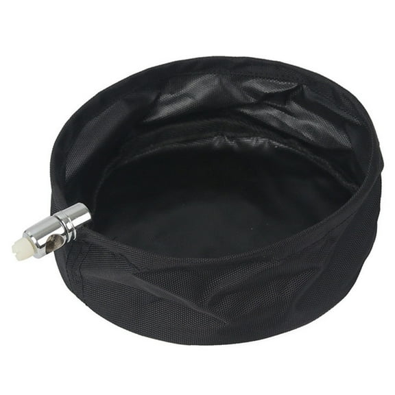 FEAMOS Fly Fishing Waste Basket Fly Tying Tool Trash Holder Bag Nylon Coating Trash Tray for Fly Tying Vise Easy to Attach