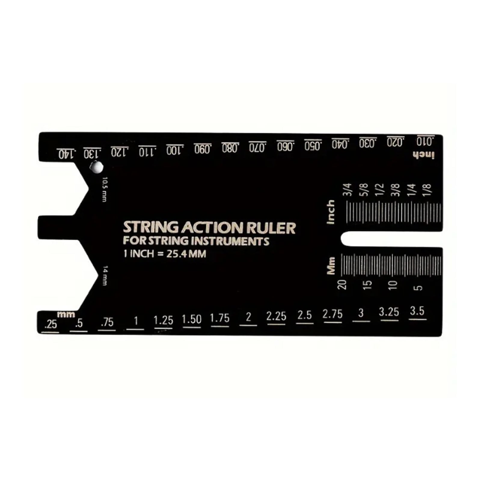 FEAMOS Guitar String Height Ruler String Action Gauge Ruler Guitar Set ...