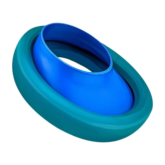FEAMOS Industrial Toilet Offset Flange Seal Easy Installation Rubber Toilet Flange Gasket for Secure Fitting & Odor Prevention