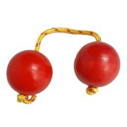 FEAMOS Kashaka Rhythmic Ball Aslatuas Kashaka Instrument Rhythmic Drum Ball African Shaker Rattle Instrument Rhythm Sand Ball