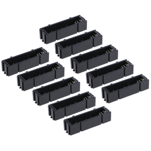 FEAMOS LR6 AA Battery Holder Case AA Battery Box 1 10 Slots for Electronics Toy and LED Lights, Expandables