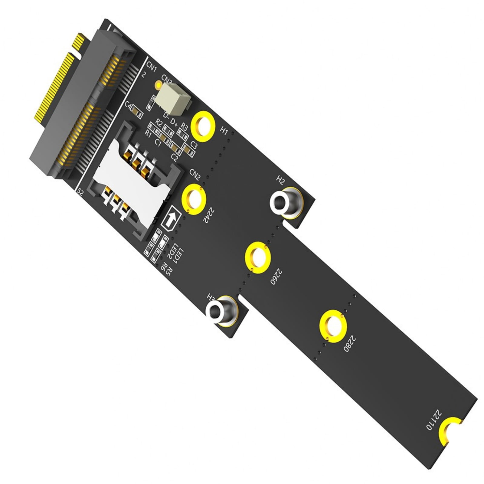 FEAMOS M Key to PCIE Adapter Card Converters Card with Card Slot Module ...