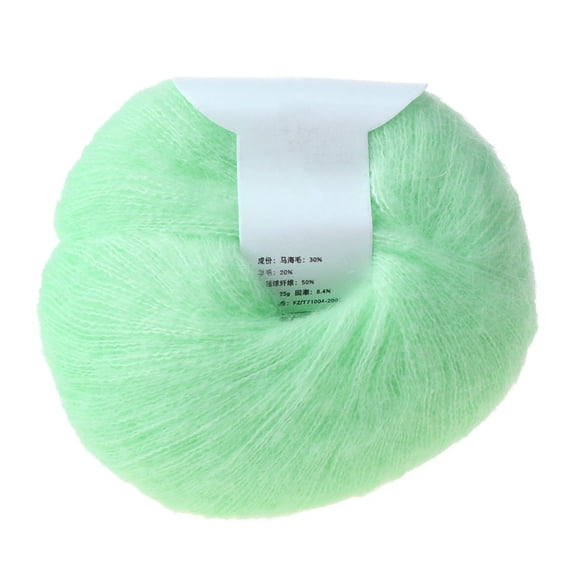 FEAMOS Mohair Yarn Soft Knitting Wool Yarn Crochet Thread Supplies for Sweater Making Processing