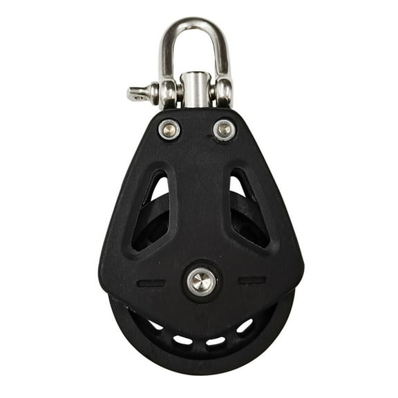 FEAMOS Nylons Marine Pulley Block 360 Degree Swivels Sailboats Pulley Kayaks Pulley For Kayaks Sailing And Outdoor Gym Equipmen