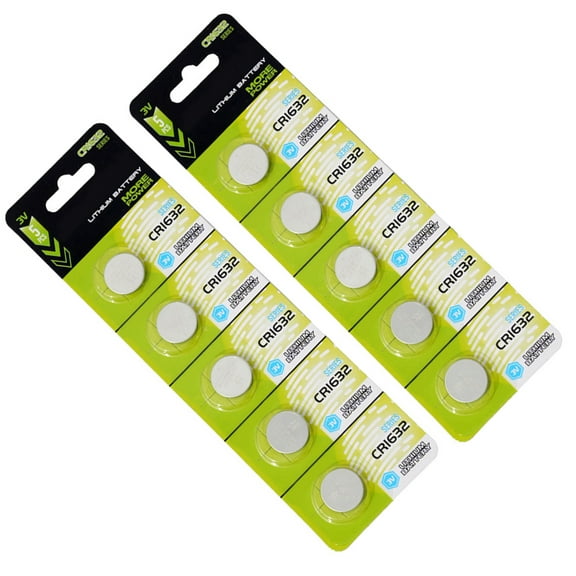 FEAMOS Pack Of 10/5pcs CR1620/CR1632/CR1616 3V Lithium Button Cell Batteries Long Last Power Battery For Remotes And Toy