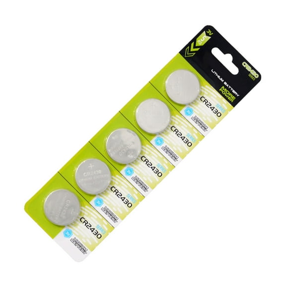 FEAMOS Pack Of 10pc/5pc CR2430 3V Lithium Button Cell Batteries CR2430 Batteries For Watches Electronics With Long Power Life