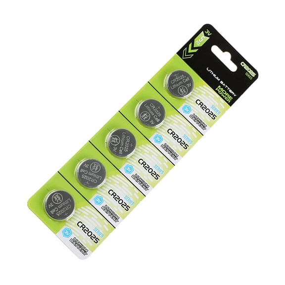 FEAMOS Pack Of 5/10 CR2025 3V Lithium Button Cell Batteries CR2025 Batteries For Watches Calculators Keyless Entry Devices