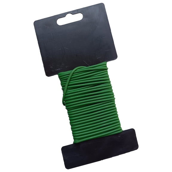 FEAMOS Plant Ties,2.5Mmx10M Plant Ties Green Plant Wire Soft Garden Wire Thick Binding Wire For Tying Climbing Roses Plant Garden